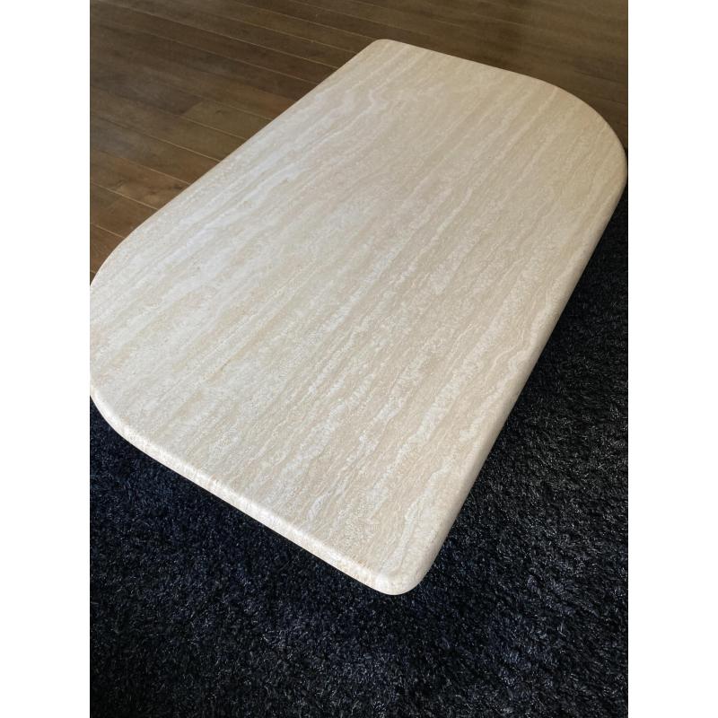 Travertin vintage salontafel