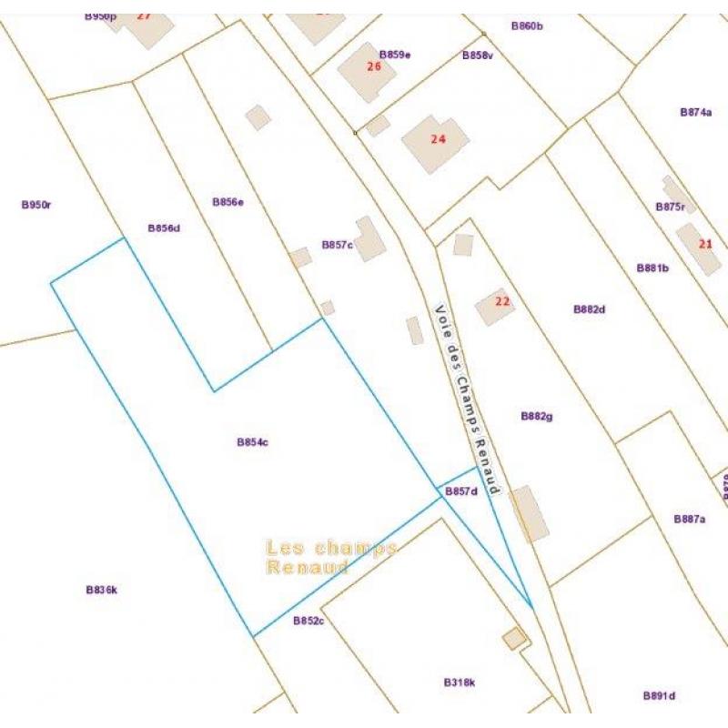 DOHAN, REGIO SEMOIS: grond van 39a 79ca – VAS1454