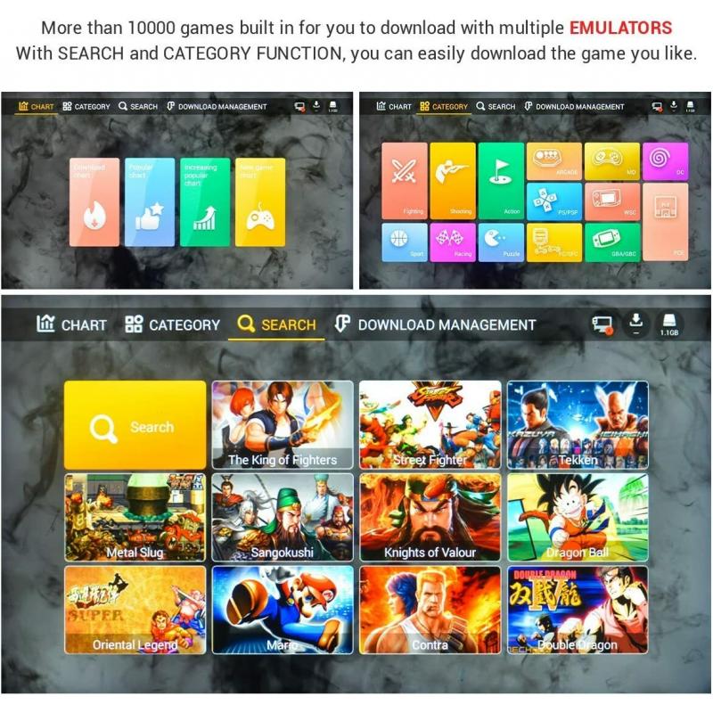 Pandora's Box 3D Wifi / 64 GB ☆ HD 1280*720P ☆ 4188 Games (160*3D   4028*2D) - 4 model design