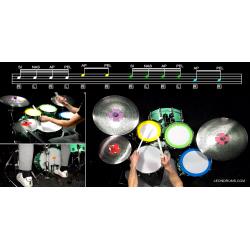 Drumles via internet € 15,- p/4wk of €60,- p/4wk incl.verhuur E-drumstel
