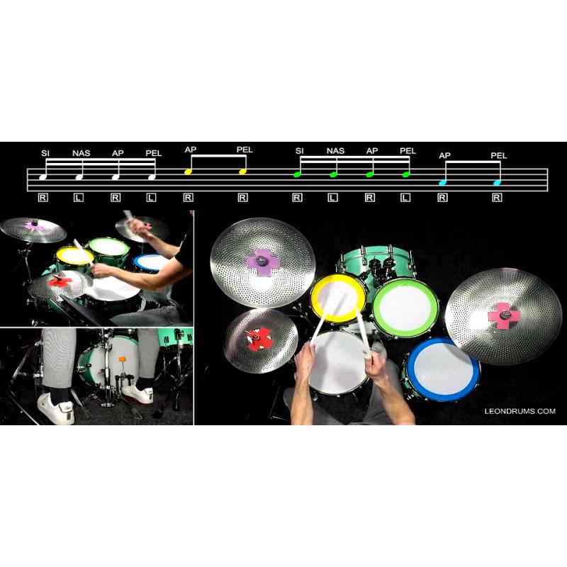 Drumles via internet € 15,- p/4wk of €60,- p/4wk incl.verhuur E-drumstel