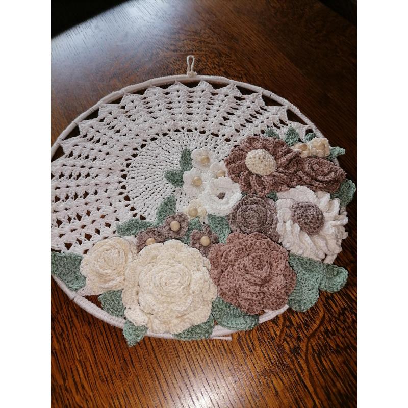 Bloemen wandhanger