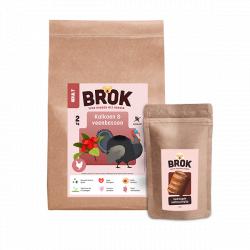 Proefpakket Graanvrije hondenbrokken van BROK - Kalkoen & Veenbessen