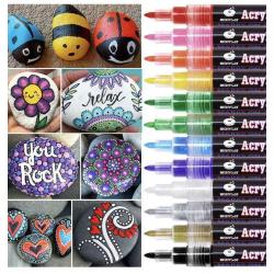 Happy Stones Acryl Stiften - Hoog Kwaliteit en Nieuw!