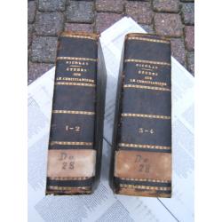 3 Antieke boeken van Auguste Nicolas uit 1841 to 1849