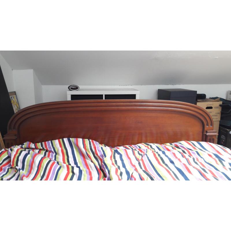 houten bed