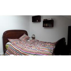 houten bed