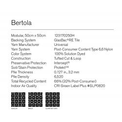 Bertola Pietra Tapijttegels van Interface. Meerdere kleuren