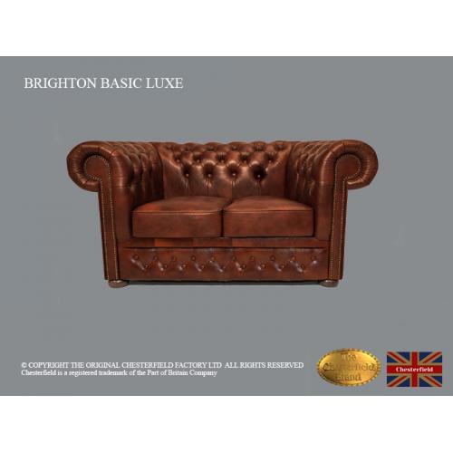 Chesterfield 2 zits Brighton Basic Luxe Cloudy Carmel
