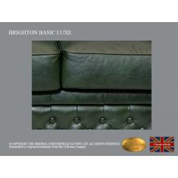 Chesterfield 3 zetels zit Brighton Basic Luxe Cloudy Groen