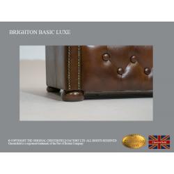 chesterfield bank 2 zit Brighton Basic Luxe Cloudy Caramel