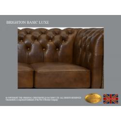 chesterfield bank 2 zit Brighton Basic Luxe Cloudy Caramel