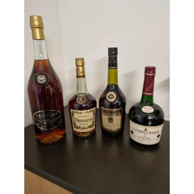 Oude cognacs van topmerken
