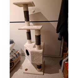Nieuwe kattenkrabpaal " Cindy Cream " merk = Jack&Vanilla