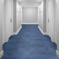 Grote partij blauwe Composure tapijttegels van Interface