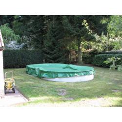 Zwembad 21m³ / met zandfilter / trap en afdekzeil