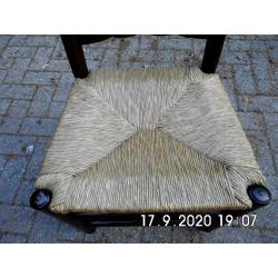 6 rustieke eiken stoelen