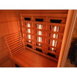 infrarood/magnesium oxide stralers sauna nieuwstaat 4pers.
