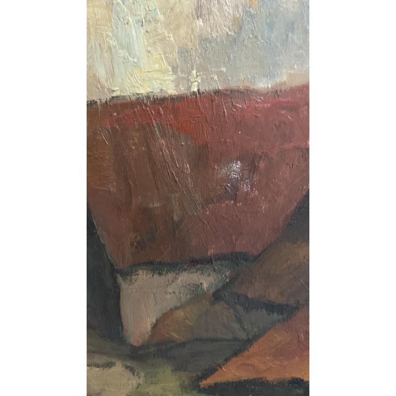 Schilderij van Kerkje te Vlassenbroek aan de Schelde