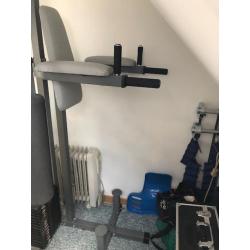 Fitness studio met ingebouwd stepapparaat & buikspiertoestel