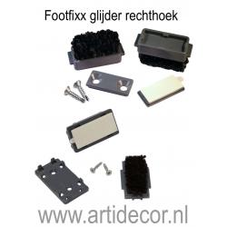 Footfixx glijder rechthoek