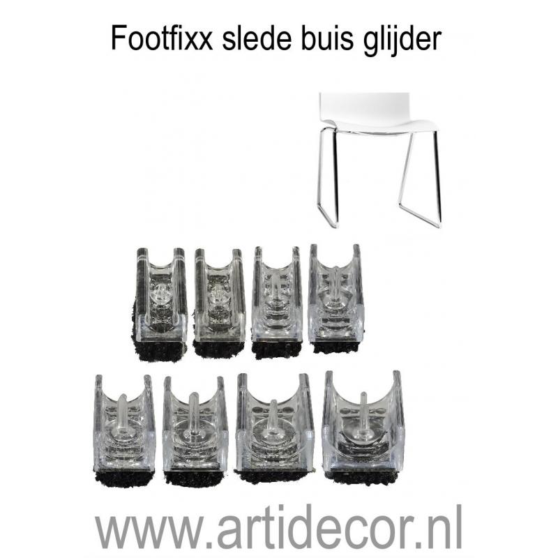 Footfixx slede buis glijder