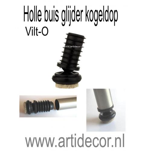 Holle buis glijder kogeldop Vilt