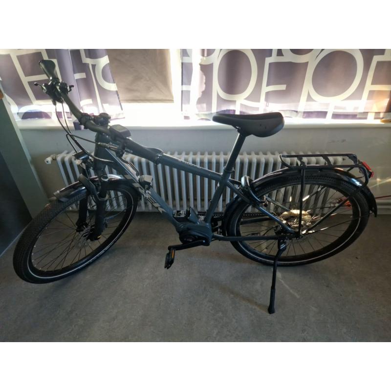 te koop electrische herenfiets merk trek allant  5 solid charcoal 500wh