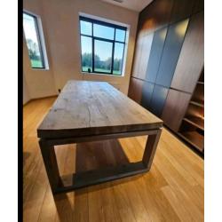 Massief eiken tafel