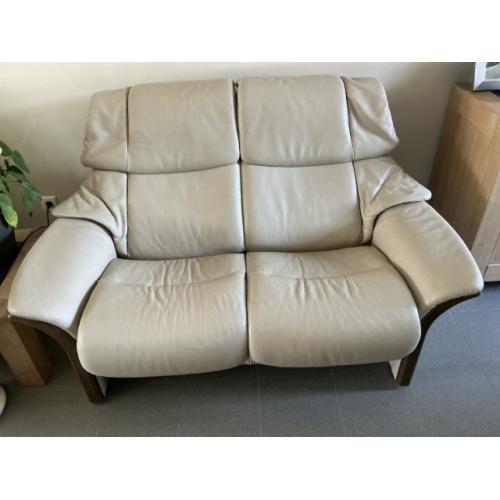 Tweezit,merk Stressless,beige als nieuw