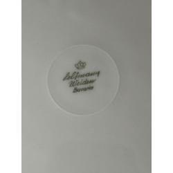 Vintage Koffieservies 12 personen met blaadjesmotief