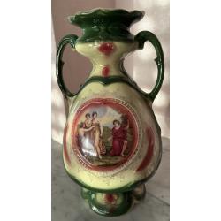 Vintage Royal Blenheim Art Nouveau portret vaas met 2 handvaten