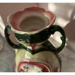 Vintage Royal Blenheim Art Nouveau portret vaas met 2 handvaten