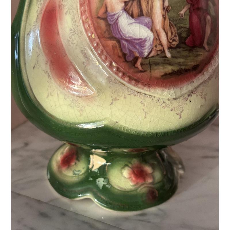 Vintage Royal Blenheim Art Nouveau portret vaas met 2 handvaten