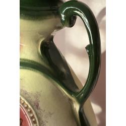 Vintage Royal Blenheim Art Nouveau portret vaas met 2 handvaten