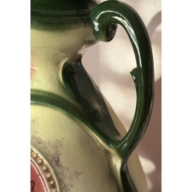 Vintage Royal Blenheim Art Nouveau portret vaas met 2 handvaten
