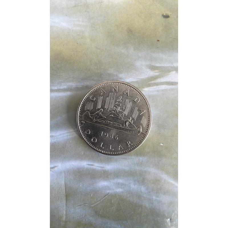 Canadese dollar 1986