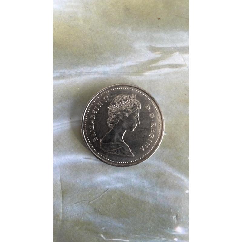 Canadese dollar 1986