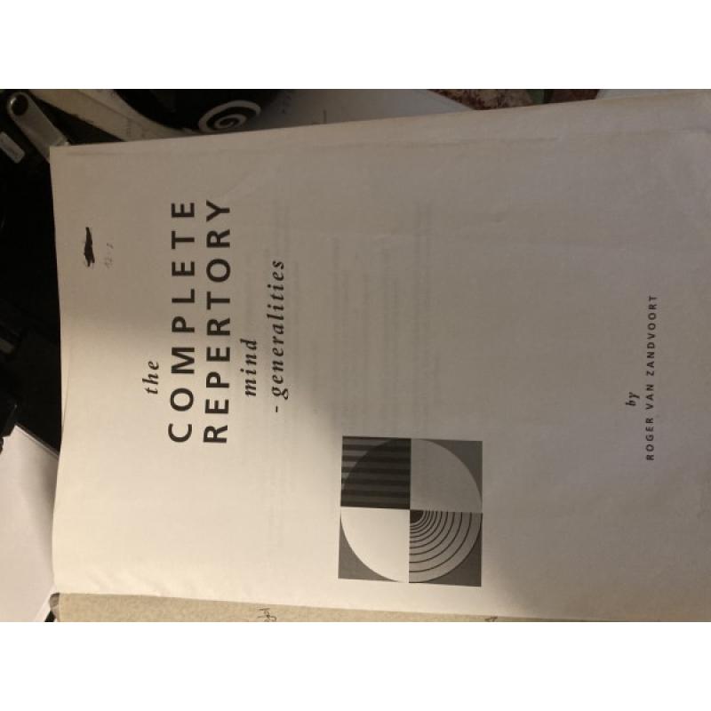 Repertory Homeopathie