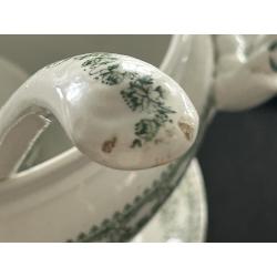 Soepkom Boch groen porcelein