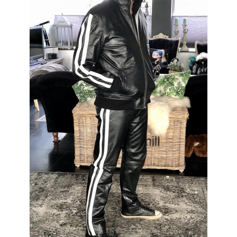 Echt lams leren trainings broek jas. Fetisj Nieuw in 2 maten