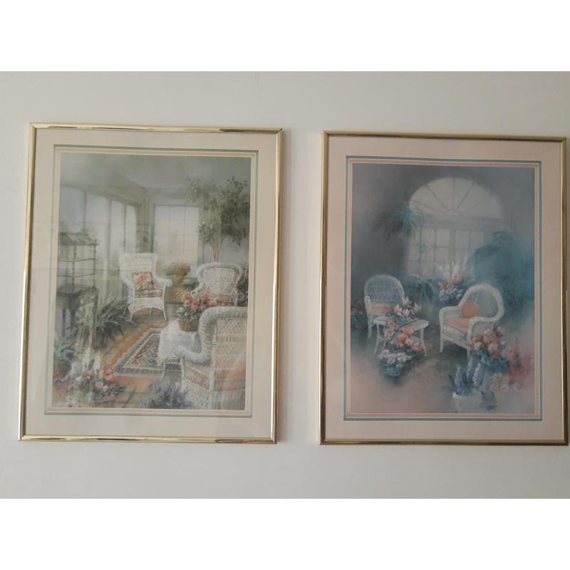 2 kaders met tekening