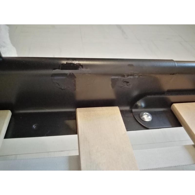 Metalen bed 80x200 (incl. lattenbodem, matras & handleiding)