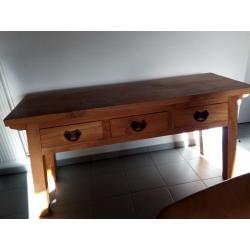 Wall Table in teak hout