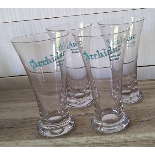Bierglazen Archiduc DuVieusart Nivelles, Vintage