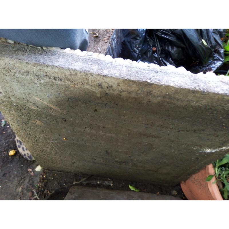 Gratis Betonplaten met steen