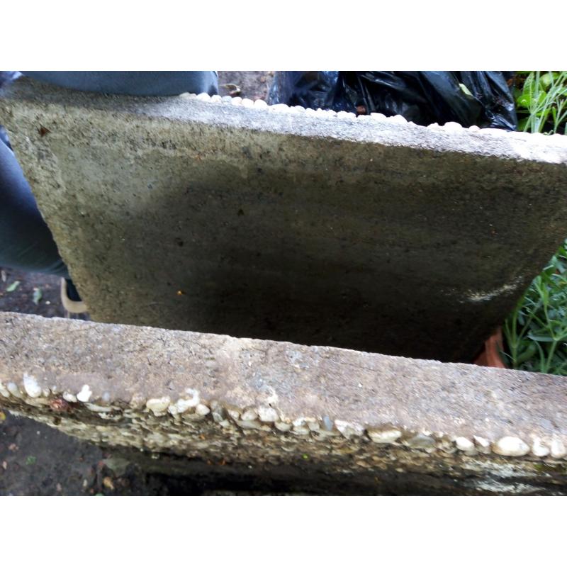 Gratis Betonplaten met steen
