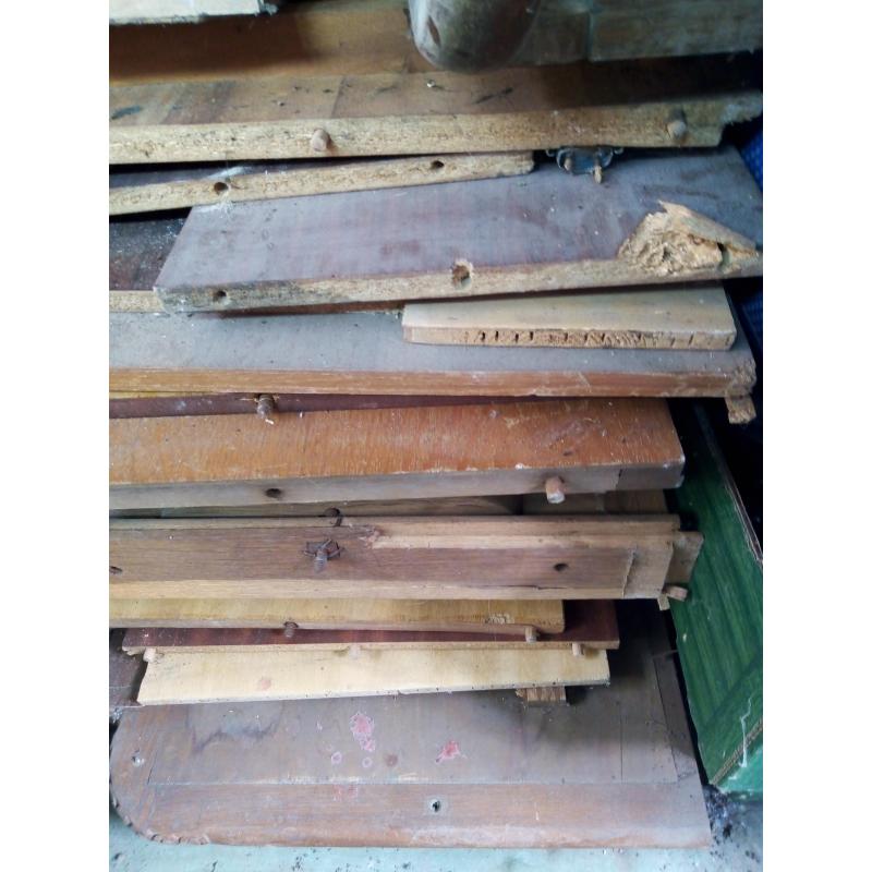 Gratis houten planken.