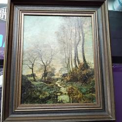Schilderij hippoliet emmanuel boulenger