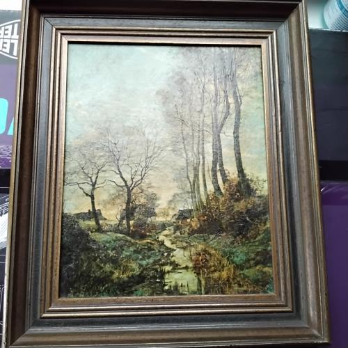 Schilderij hippoliet emmanuel boulenger